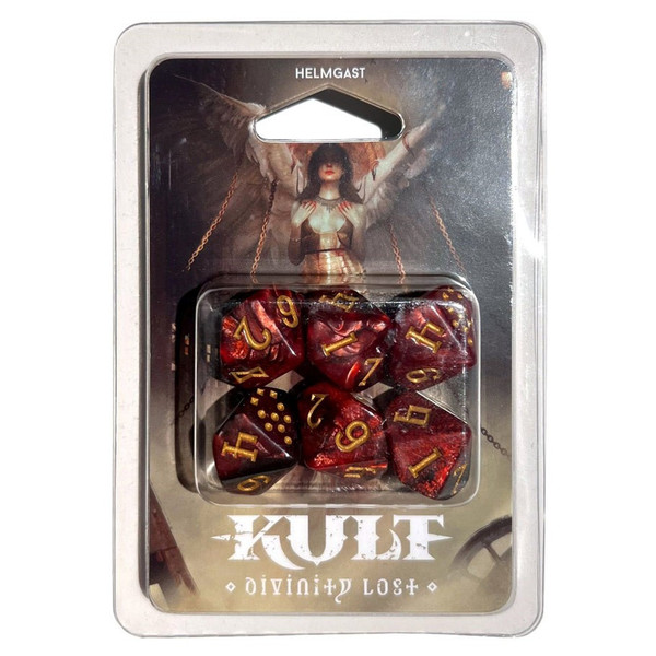 Dice and Gaming Accessories Game-Specific Dice Sets: Kult: Divinity Lost - Dice Set (Inferno Edition)
